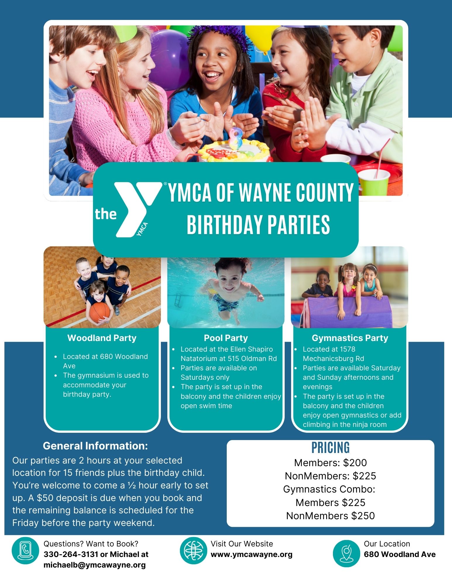 2025 Wooster Birthday Parties