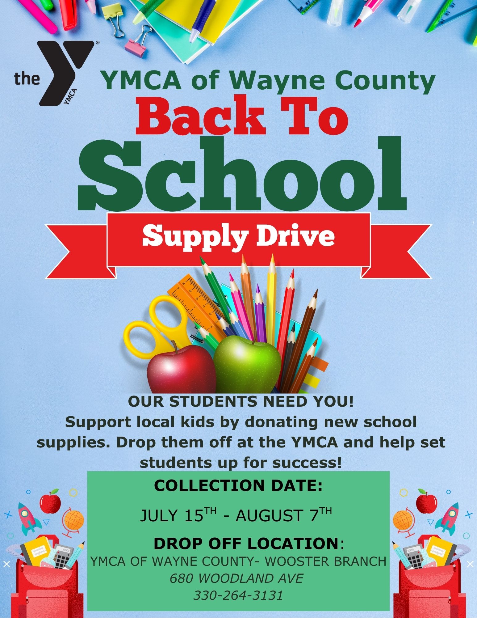Donations for Back to School requested