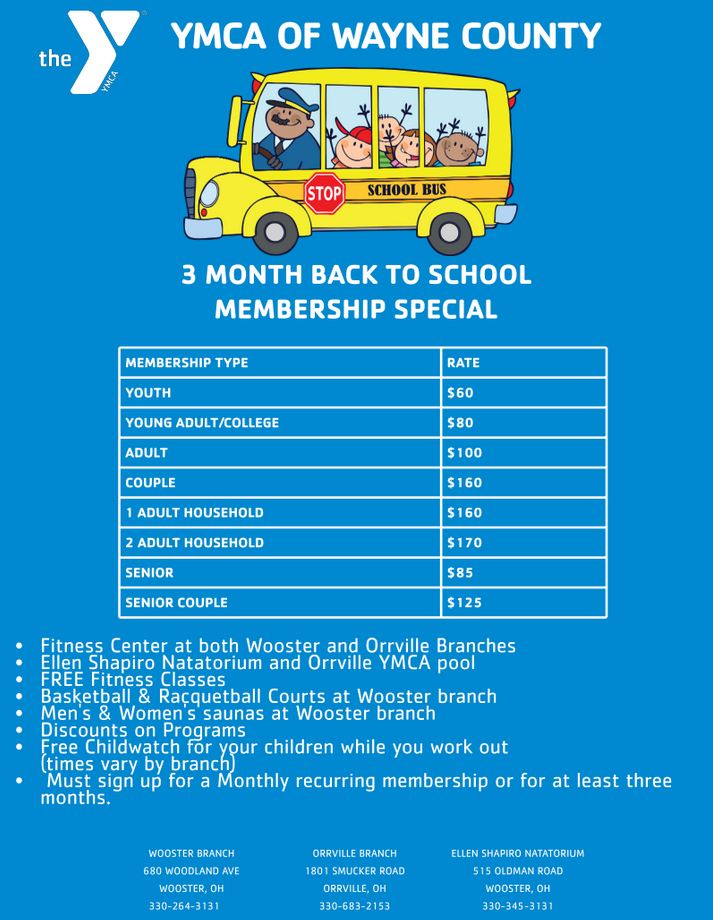 Back to School Membership Special